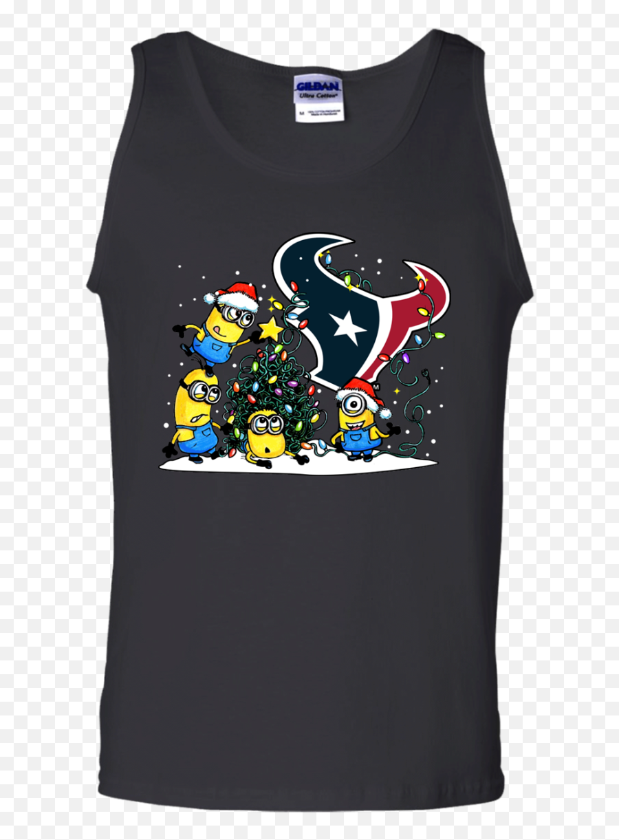 Download Hd Houston Texans Shirts Minions Merry Christmas - Houston Texans Png,Houston Texans Logo Png