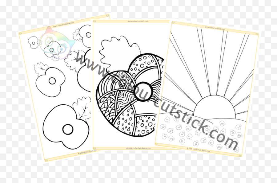 Free Remembrance Day Colouring Pages - For Children Kids Color Png,Poppy Png