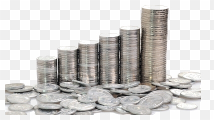 Download Silver Coin Stack Png - Pile Of Silver Coins Png,Silver Coin Png