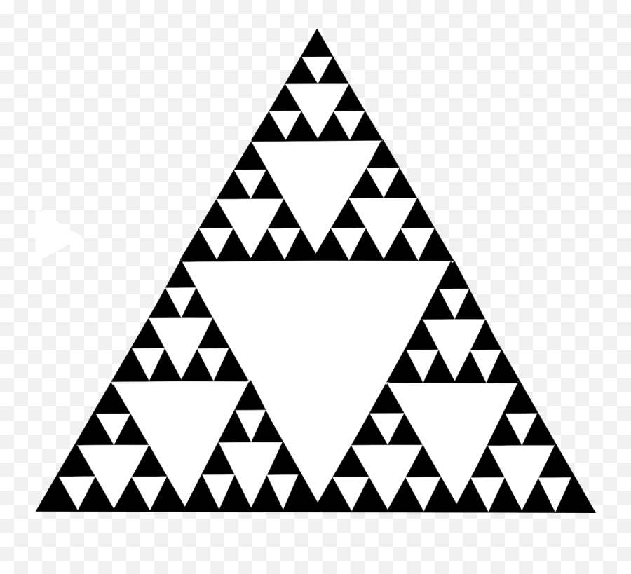Triángulo De Sierpinsky - Sierpinski Triangle Transparent Background Png,Triangulo Png