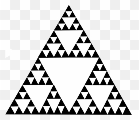 Triángulo De Sierpinsky - Sierpinski Triangle Transparent Background Png,Triangulo Png