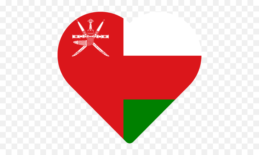 Vector Flag Of Oman - Heart Vector Flags Place Carnot Png,Om Symbol Png