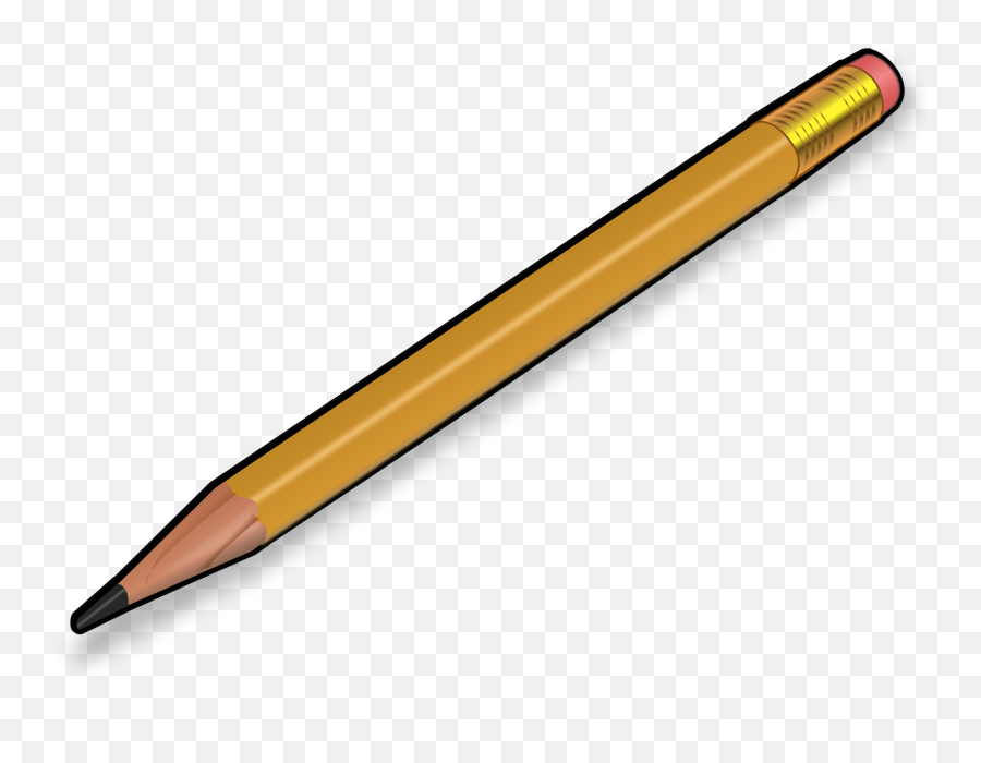 Clipart Pencil Clear Background - Pencil Clipart Png,Transparent Pencil
