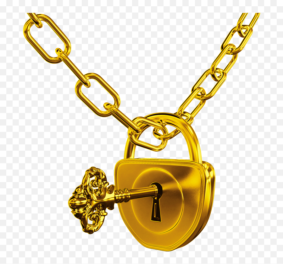 Lock And Chain Png Svg Transparent - Lock With Chain Png,Lock And Key Png