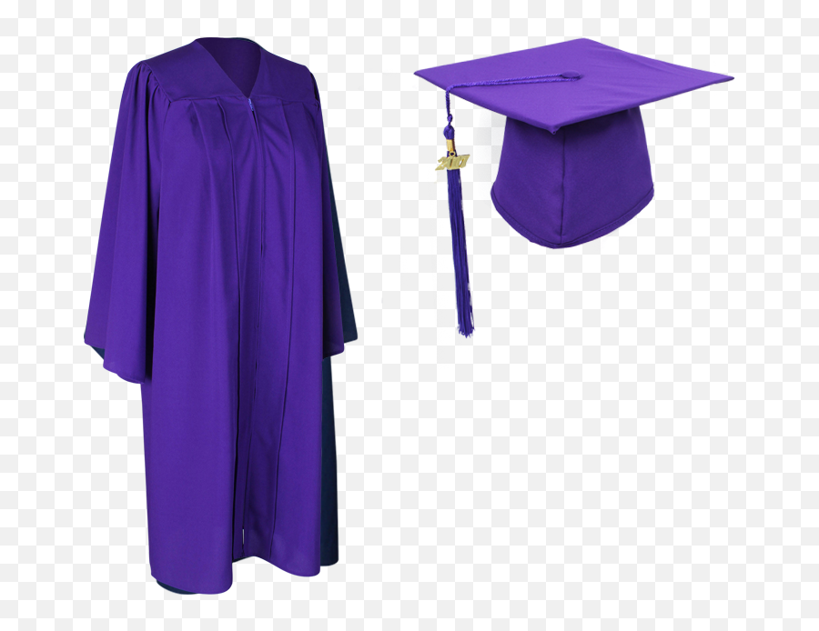 Purple Graduation Cap And Gown | eBay