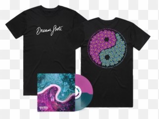 Dream State - Primrose Path LP Half Transparent Blue Purple TShirt Black Bundle Octopus png