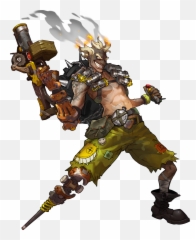 Png Junkrat - Junkrat Overwatch Concept Art,Overwatch Tracer Png