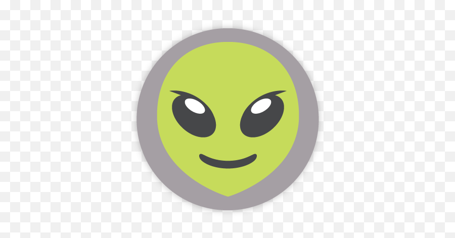 Alien - Smiley Png,Alien Emoji Png