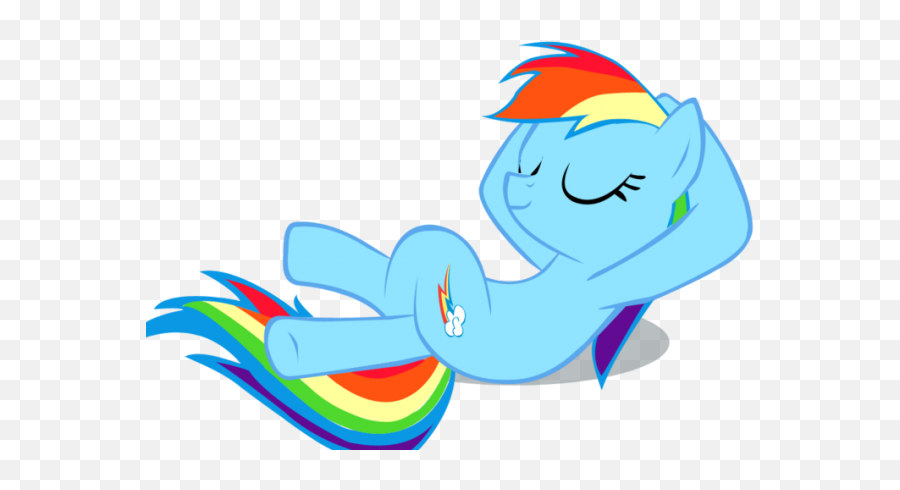 Relax Clipart Tail - Rainbow Dash Relaxing Png Download Rainbow Dash Relaxing,Relax Png