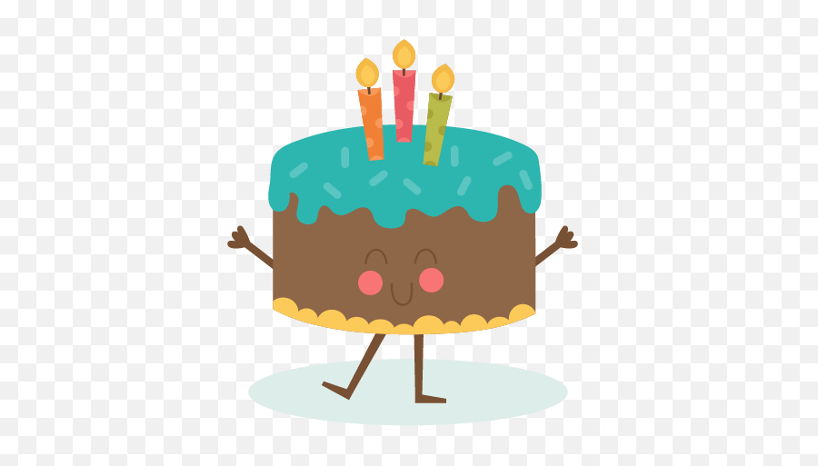 Falling Clipart Birthday Cake - Happy Birthday Cute Birthday Cake Cute Png,Happy Birthday Cake Png