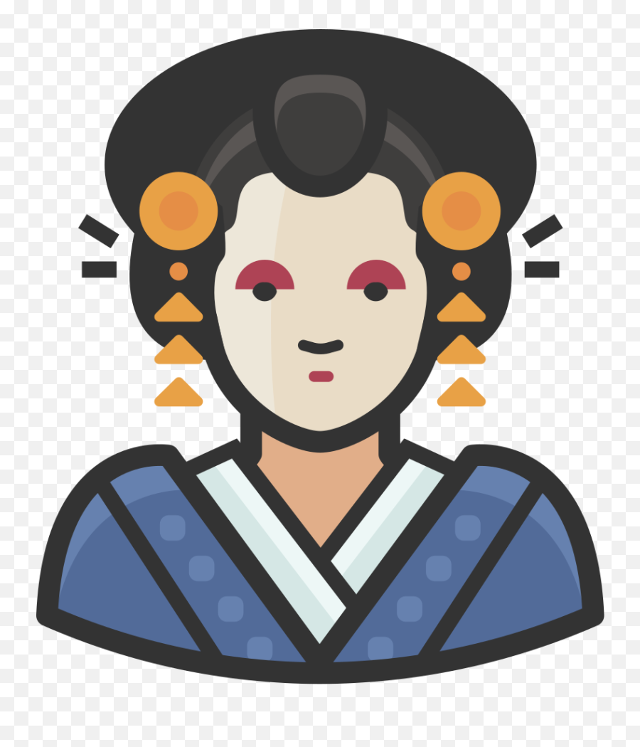 Traditional Japanese Woman Icon Free Avatars Iconset - Traditional Japanese Music Icon Png,Japanese Png