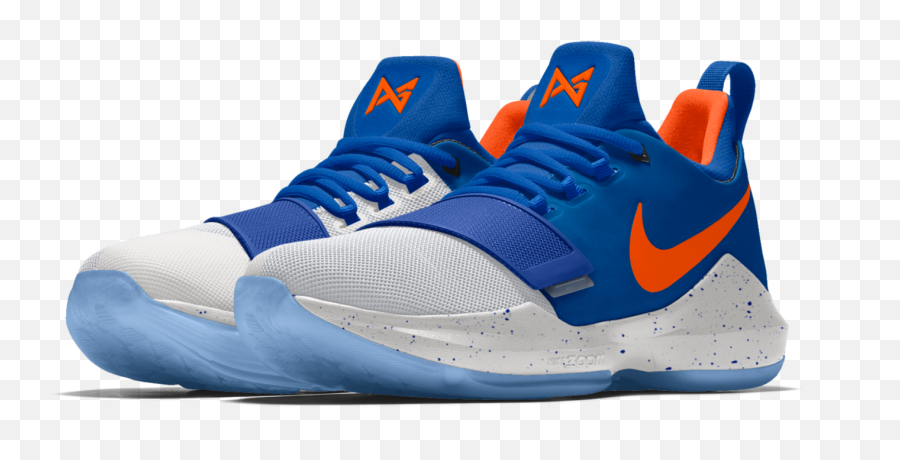 Nuevas Opciones En Nike Id Para Los Pg1 Inspirados - Paul George Shoes Okc Png,Paul George Png