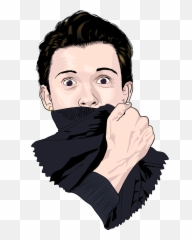 Tom Holland Artcrit - Illustration Png,Tom Holland Png