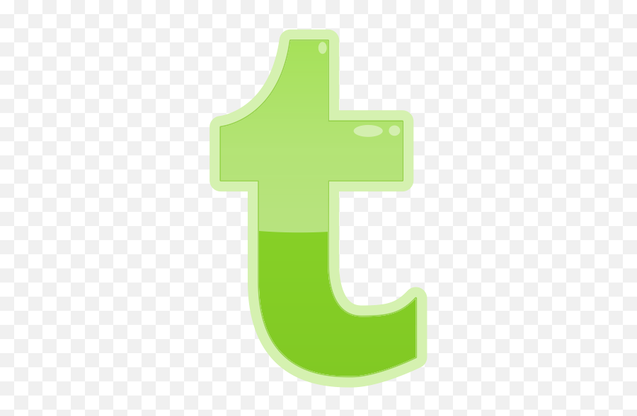 T Social Media Tumblr Icon - Cross Png,Tumblr Icon Transparent