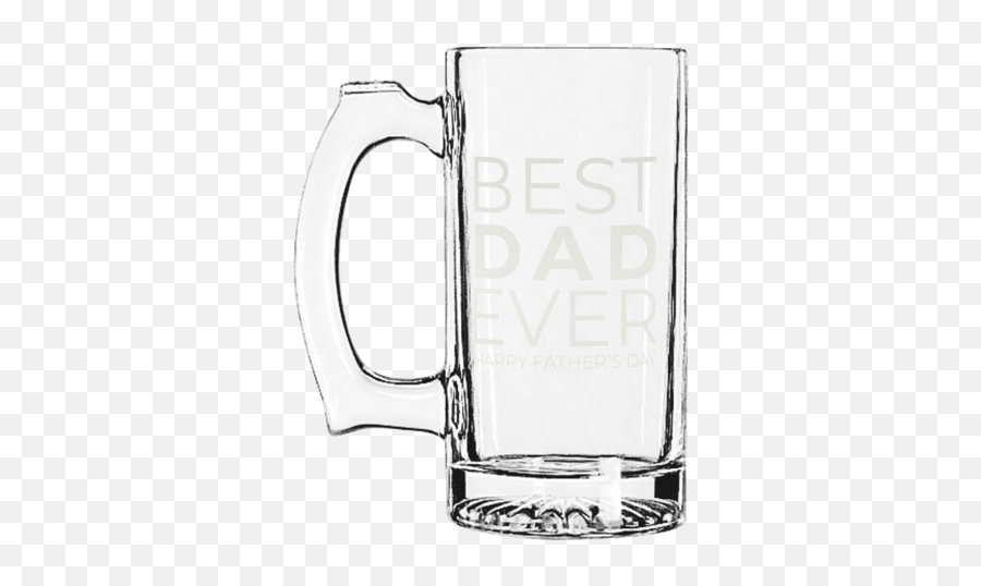Best Dad Ever Customized Beer Mug Make It A Happy Fatheru0027s - Pint Glass Png,Beer Mug Png