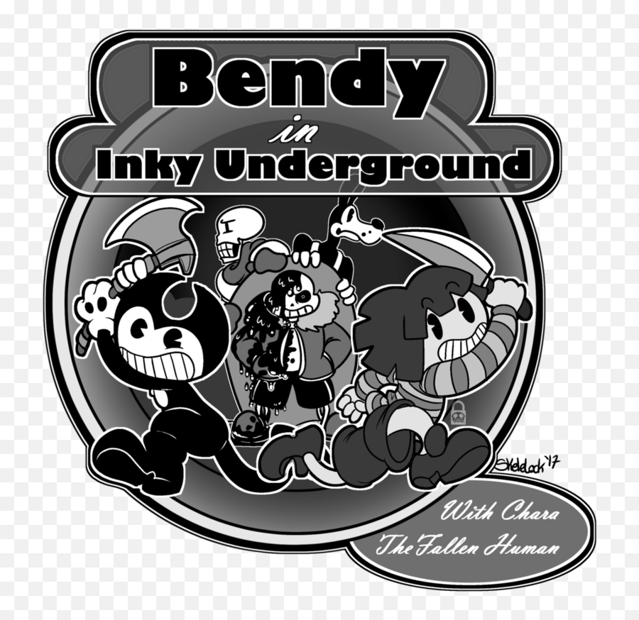 Pin - Illustration Png,Bendy And The Ink Machine Logo
