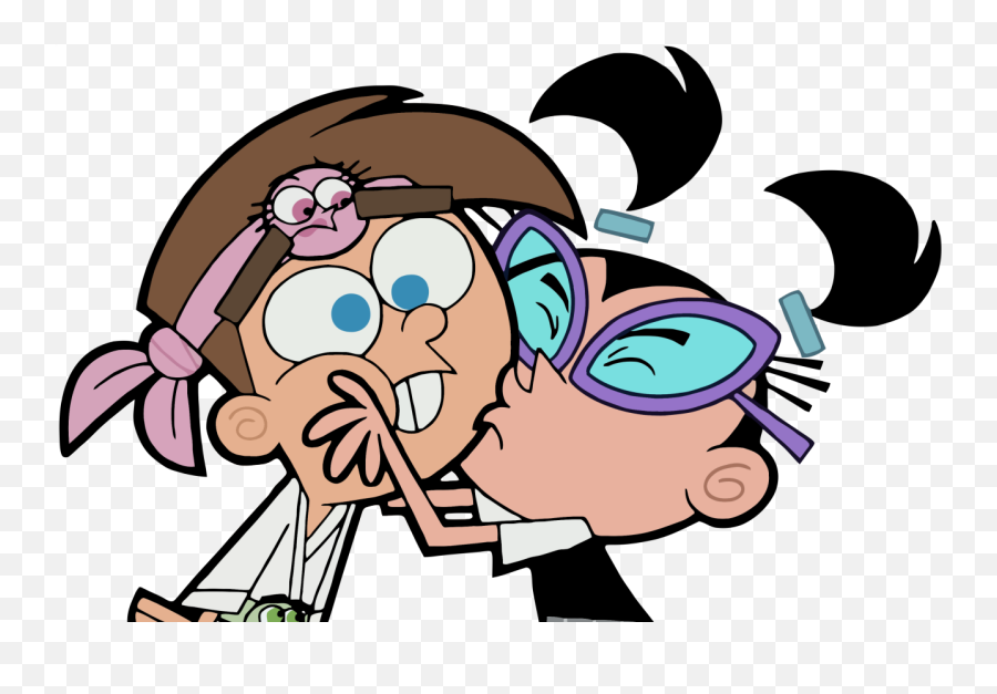 Download Tootie Fairly Odd Parents - Fairly Oddparents Timmy And Tootie Kiss Png,Timmy Turner Png