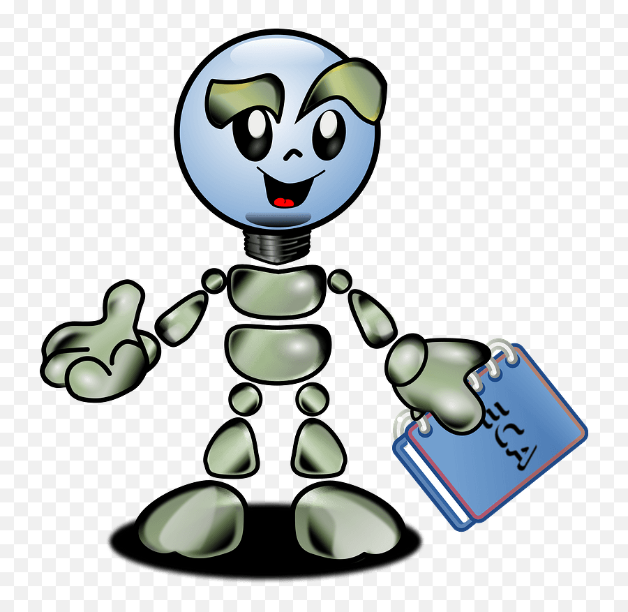 Clipart - Dibujos Animado De La Inteligencia Artificial Png,Notebook Clipart Png