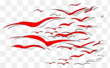 Indonesian Flying Birds Png Svg Clip Art For Web - Download Flock Of Tattoo