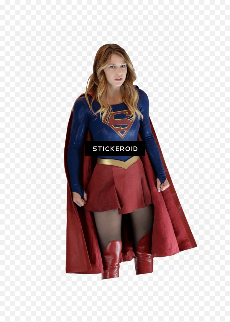 Download Supergirl - Supergirl Cape Png Image With No Melissa Benoist Supergirl Png,Cape Png