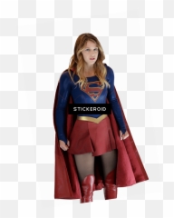 Download Supergirl - Supergirl Cape Png Image With No Melissa Benoist Supergirl Png,Cape Png
