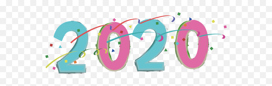 Download New Year Text Pink Font For Happy 2020 Day Hq Png - 2020 Animated Transparent Png,New Day Png