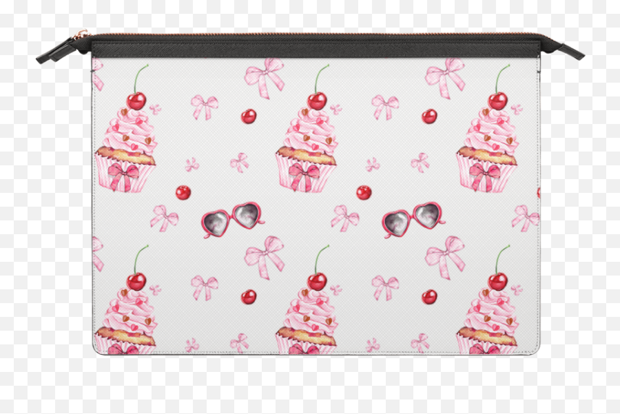 Macbook 12 - Inch Case Cute Cupcakes Red Cherries Pink Bows For Holiday Png,Macbook Hearts Png