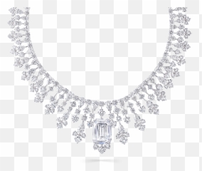 White Diamond High Jewellery - Diamomnd Necless Png