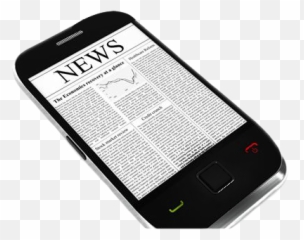 Online Newspapers Can Strengthen - E In Phone png