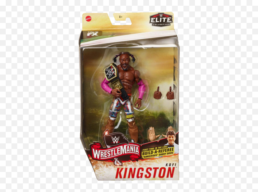 Wwe Elite Collection Wrestlemania 36 - Wwe Toy Kofi Kingston Png,Kofi Kingston Png