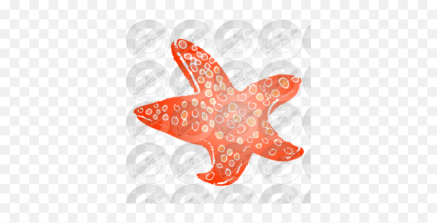 Starfish Stencil For Classroom Therapy Use - Great Starfish Png,Starfish Clipart Png