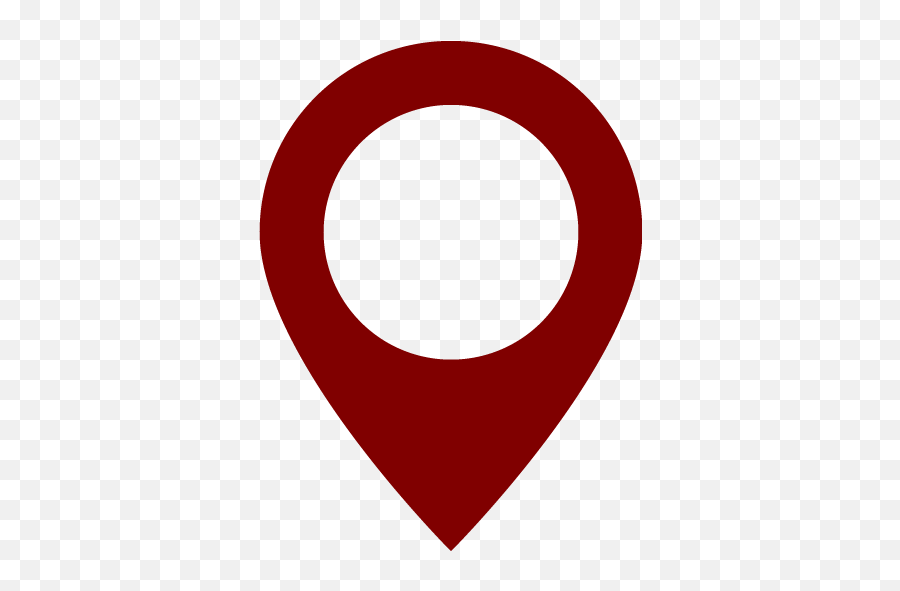 Maroon Map Marker 2 Icon - Free Maroon Map Icons Map Pin Red Png,Marker Circle Png
