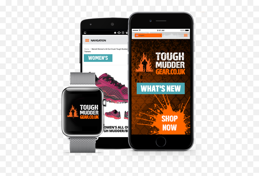 Tough Mudder Ecommerce For Mobile And - Smart Device Png,Tough Mudder Logos