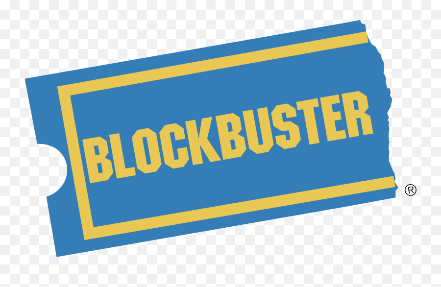 Download Blockbuster 01 Logo Png - Blockbuster Vector,Transparent Netflix