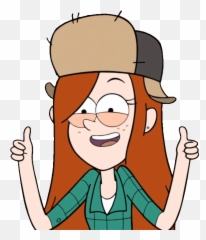 Wendy Approves - Gravity Falls Stickers Whatsapp png