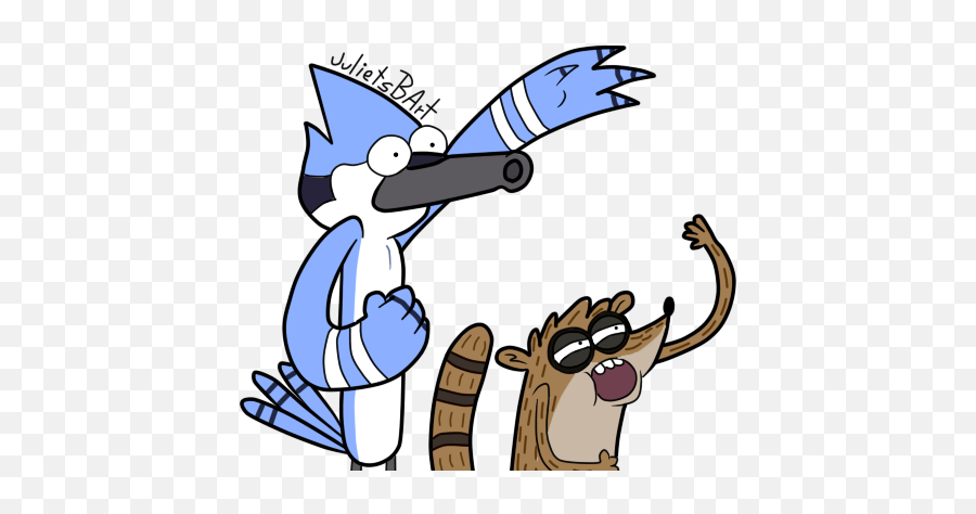 Picture Of Mordecai And Rigby - Mordecai And Rigby Render Png,Mordecai Png