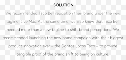 Taco Bell Live Más Repositioning U2014 Sam J Renzi Cultural Png