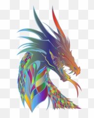Download Free Png Prismatic Dragon Head - Dragon Head Png,Dragon Head Png
