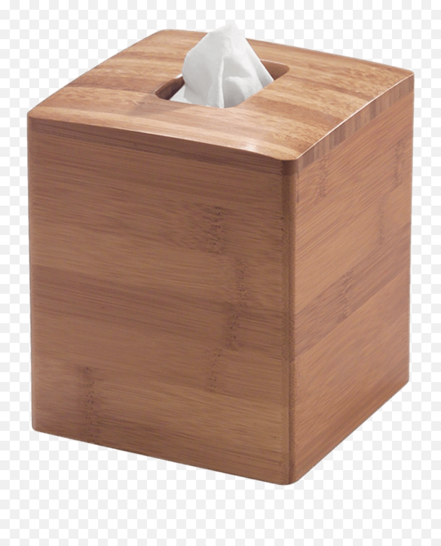Facial Tissues Cube Box Wood - Facial Tissue Holder Png,Tissue Png