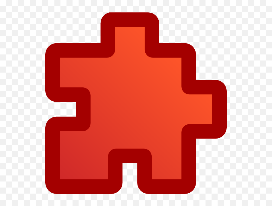 Red Puzzle Piece Clip Art - Mahi Mahi Bar E Restaurante Png,Puzzle Piece Icon