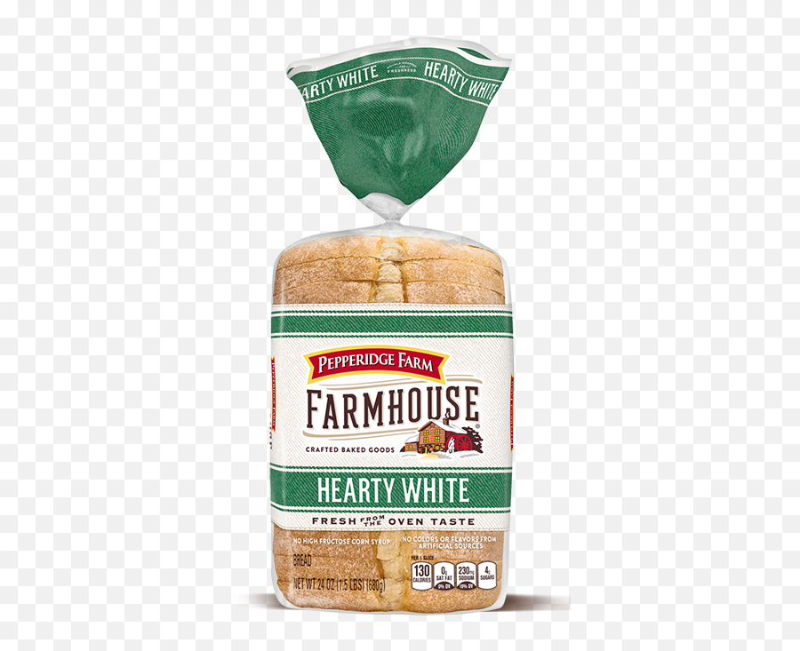 Hearty White Bread - Pepperidge Farm Pepperidge Farm White Bread Png,White Bread Png