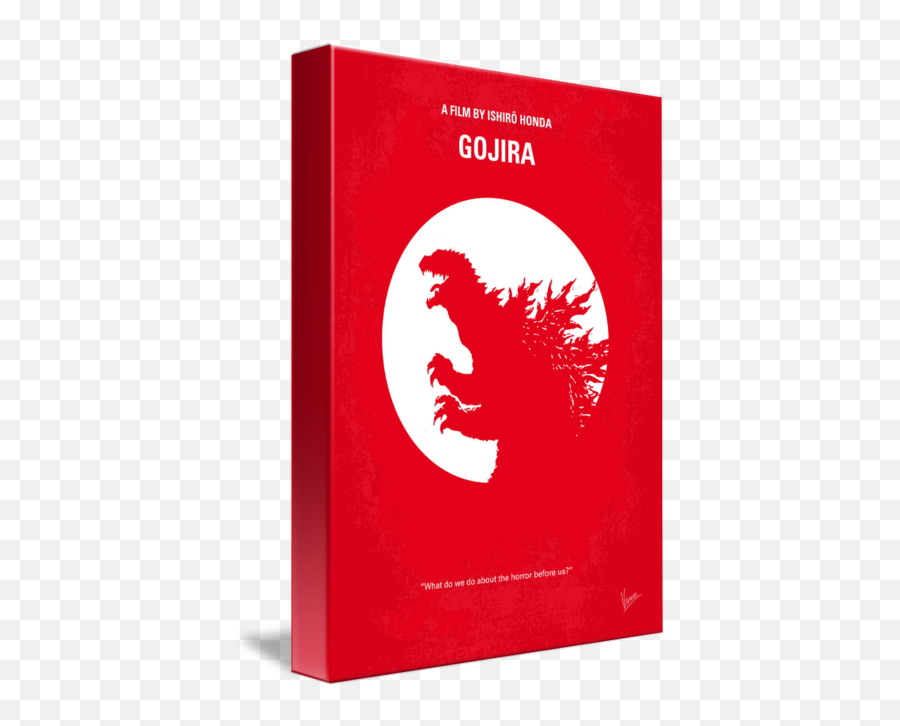 No My Godzilla Minimal Movie Poster By Chungkong Art - Book Cover Png,Godzilla Copyright Icon