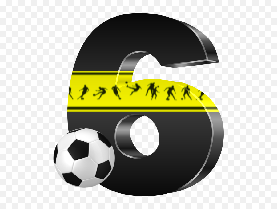 Monica Michielin Alphabets Yellow And Black Soccer Football - For Soccer Png,Foosball Ball Icon