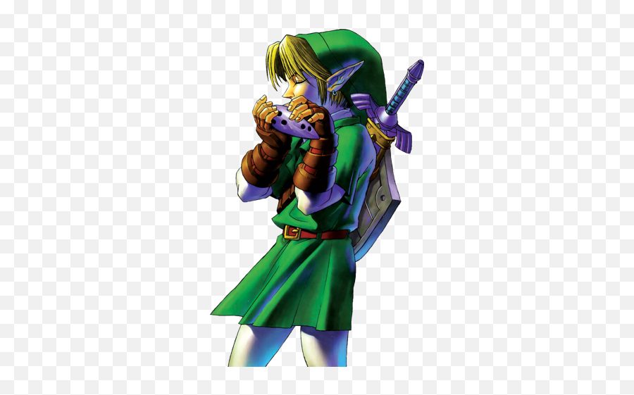 Download Free Png Link Playing Ocarina Of Timepng - Link Legend Of Zelda Ocarina Of Time,Link Zelda Png