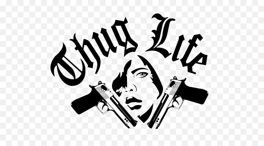 Thug Life Logo Guns - Thug Life Logo Png,Thug Life Logo