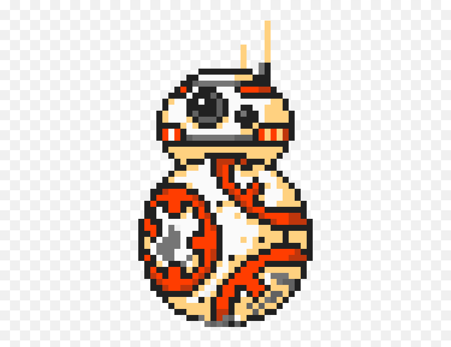 Star Wars Perler Bead Bb8 Png Image - Pixel Art Star Wars Bb8,Bb8 Png