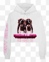 Buy Cropped Girls Hoodie Cheap Online - City Girls Twerkulator Shorts png