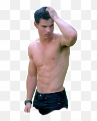 Taylor Lautner Shirtless Png U0026 Free - Taylor Lautner Png,Abs Png