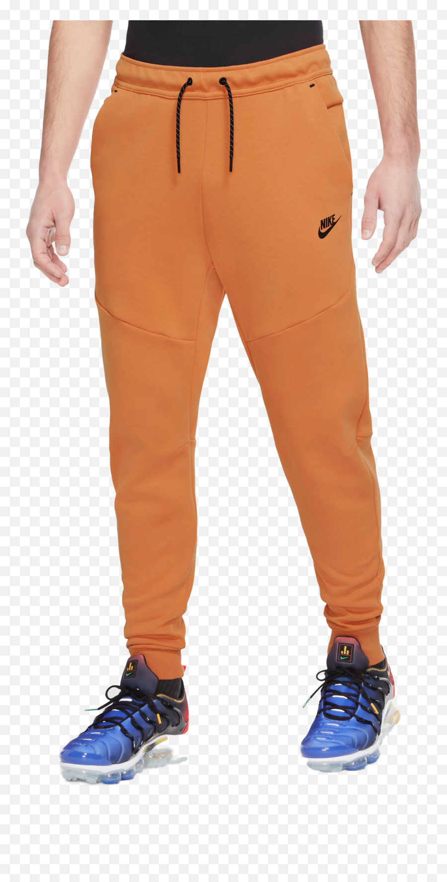 Nike Menu0027s Sportswear Tech Fleece Orange Joggers - Solid Png,Icon Sacred Tall Boot