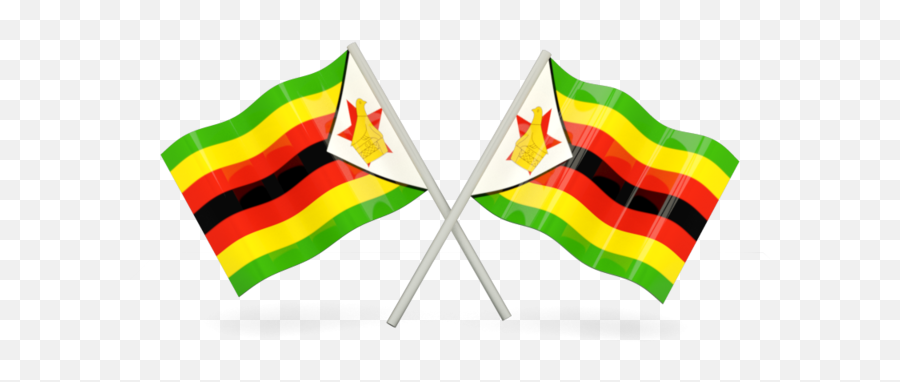 Two Wavy Flags Illustration Of Flag Zimbabwe - Zimbabwean Flag Wave Png,Zim Icon